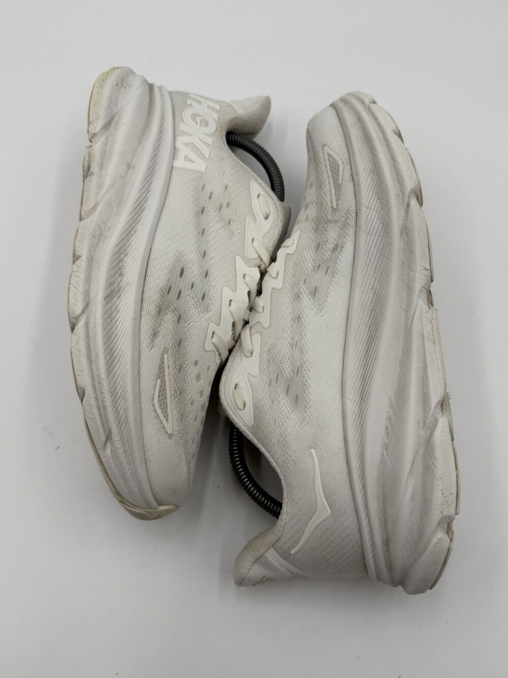 Hoka One One Clifton 9 Womens Size 10B White Running Shoes Sneakers 1127896 NCWT - Picture 4 of 8